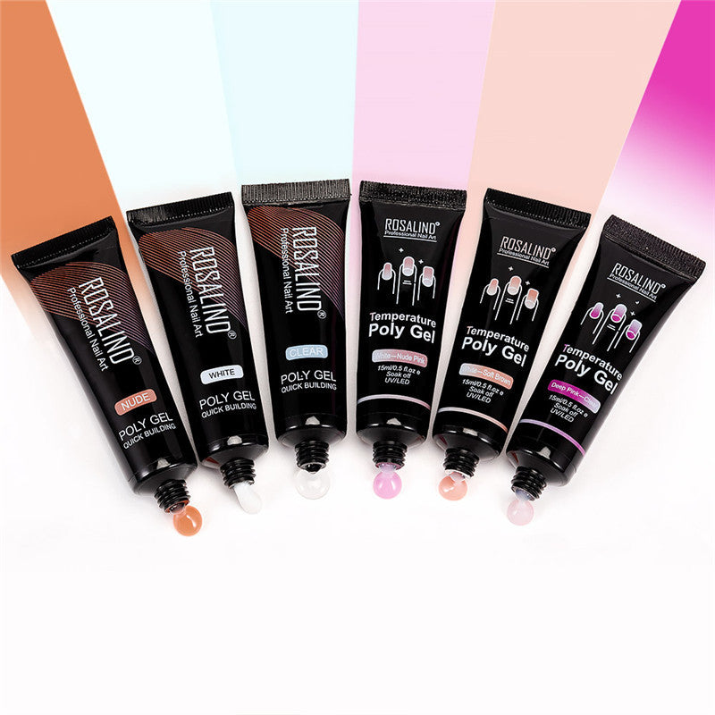 Multicolor blended nail solid glue mold