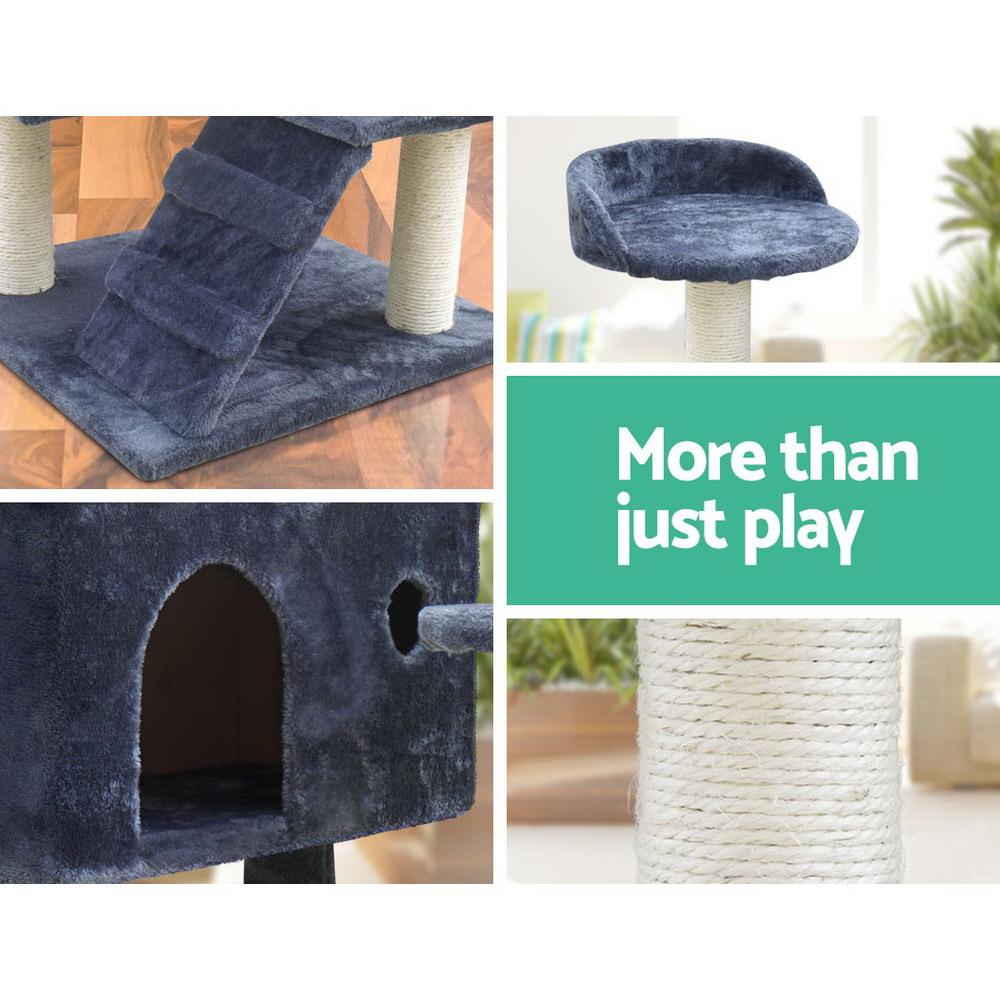 i.Pet Cat Tree 134cm Tower Scratching Post Scratcher Wood Condo House