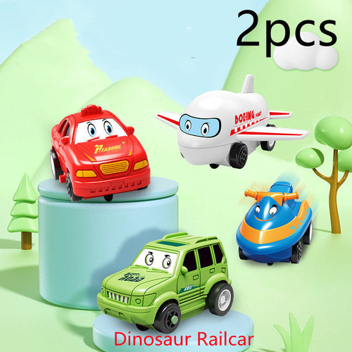 Children Puzzle Electric Railroad Speeder DIY Assembly Electric Car