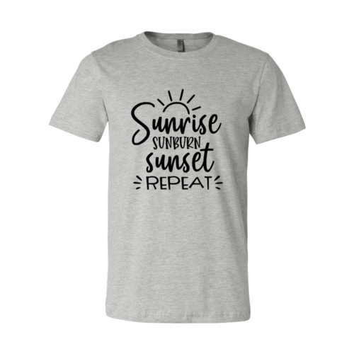 DT0114 Sunrise Sunburn Sunset Repeat Shirt