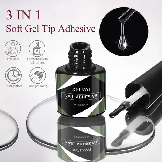 Stick-On Nail Design Glue Gel