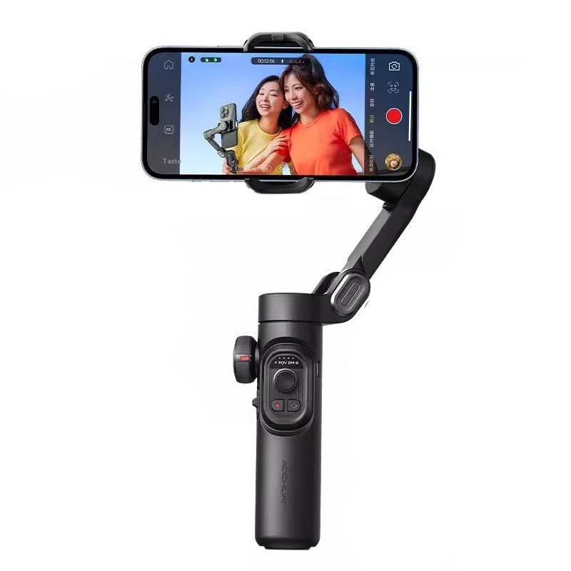 Tri-Axis Anti-Shake Selfie Stick with Phone Mount Stabilizer