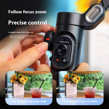 Tri-Axis Anti-Shake Selfie Stick with Phone Mount Stabilizer