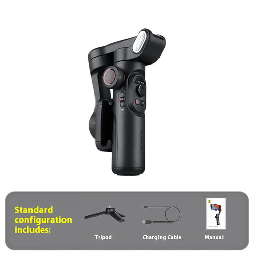 Tri-Axis Anti-Shake Selfie Stick with Phone Mount Stabilizer