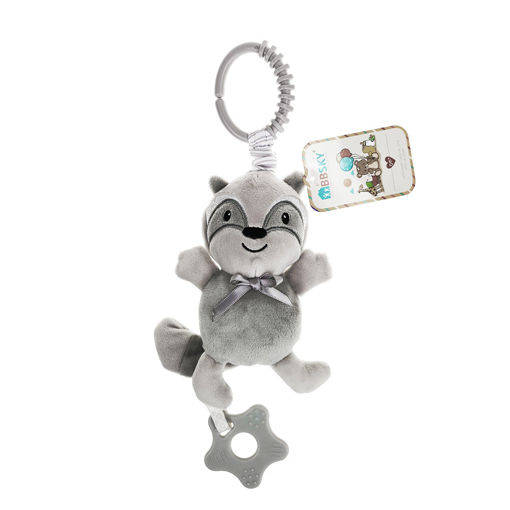 Infant Melody Crib Mobile Soft Hanging Toy Cartoon Plaything 0-12