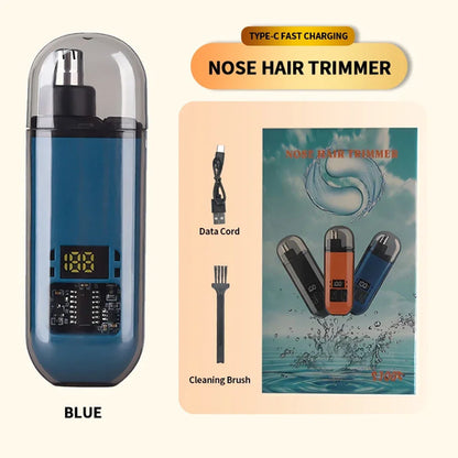 Mini Electric Nose Hair Clipper Rechargeable Multi-kinetic Shaving