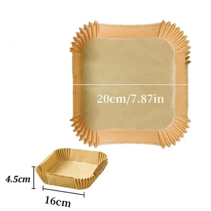50/30 Pieces Kitchens Accessories Air Fryer Paper Kitchen Utensils
