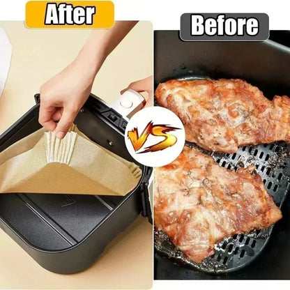 50/30 Pieces Kitchens Accessories Air Fryer Paper Kitchen Utensils