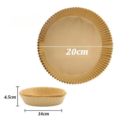50/30 Pieces Kitchens Accessories Air Fryer Paper Kitchen Utensils