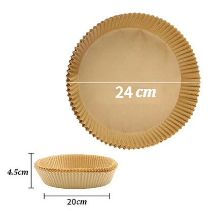 50/30 Pieces Kitchens Accessories Air Fryer Paper Kitchen Utensils