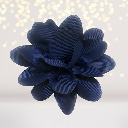 Girls Gross Grain Hair Flower
