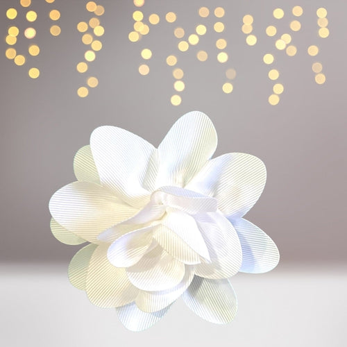 Girls Gross Grain Hair Flower