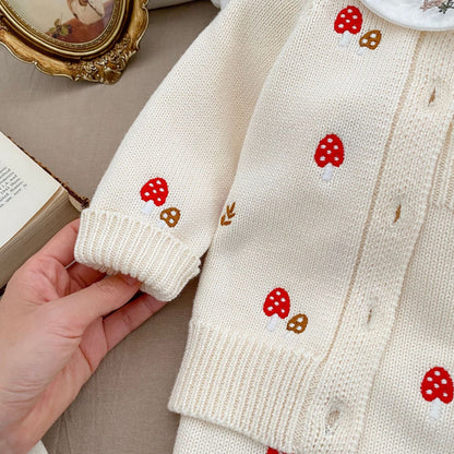 Baby Girl Embroidered Pattern Sleeveless Onesie