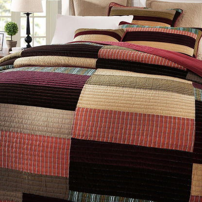 DaDa Bedding Classical Warm Desert Sands Cotton Velveteen Patchwork